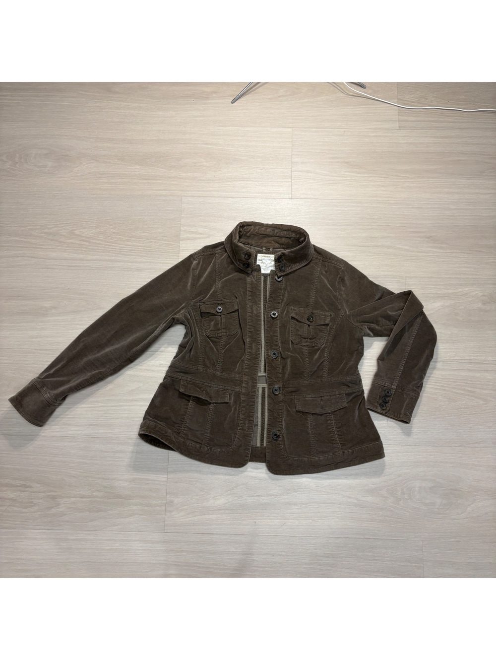 Sonoma Brown Corduroy Utility Blazer L